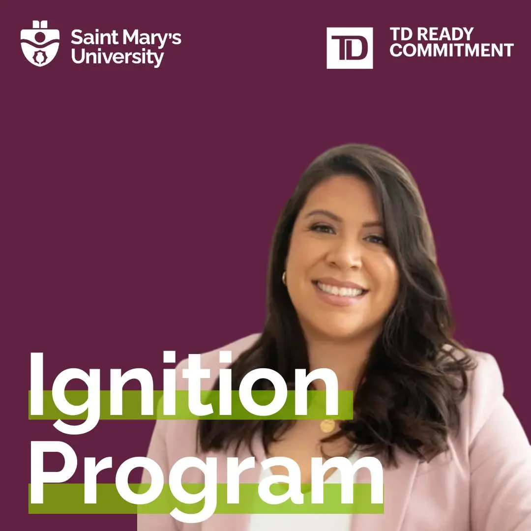 Saint Mary's University Ignition Program promotion.