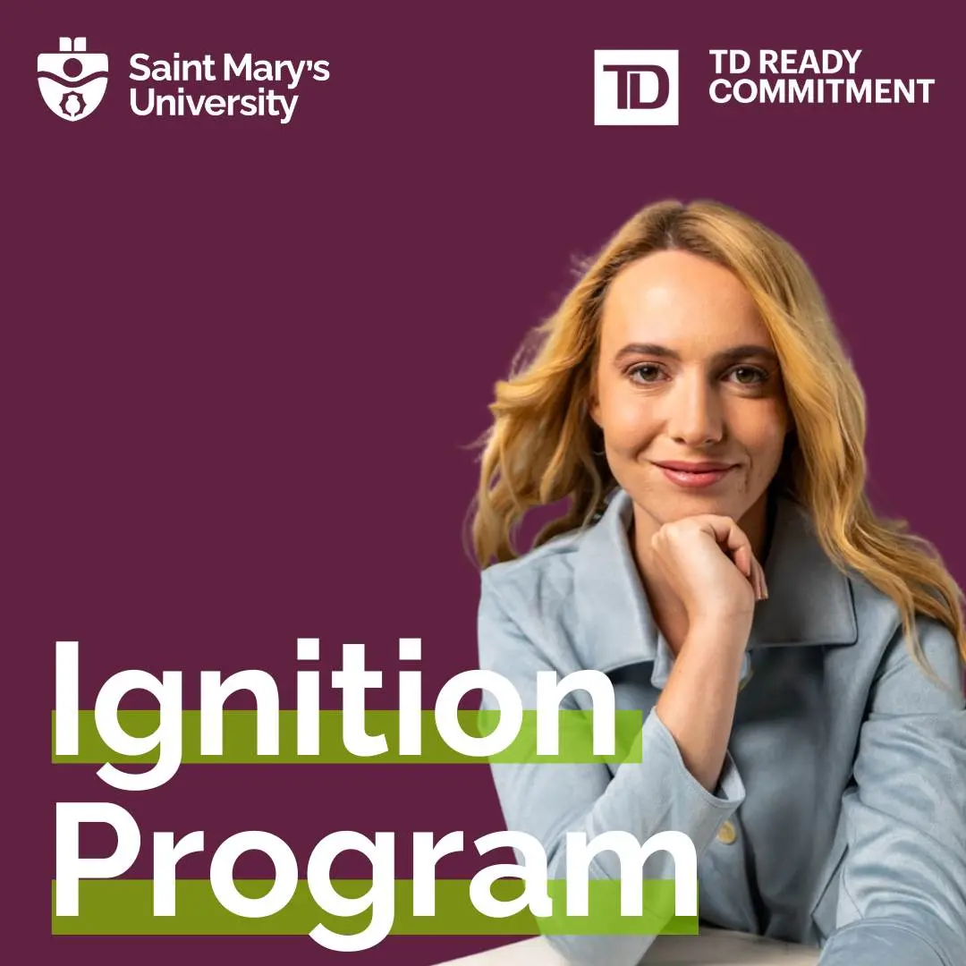 Saint Mary's University Ignition Program promotion