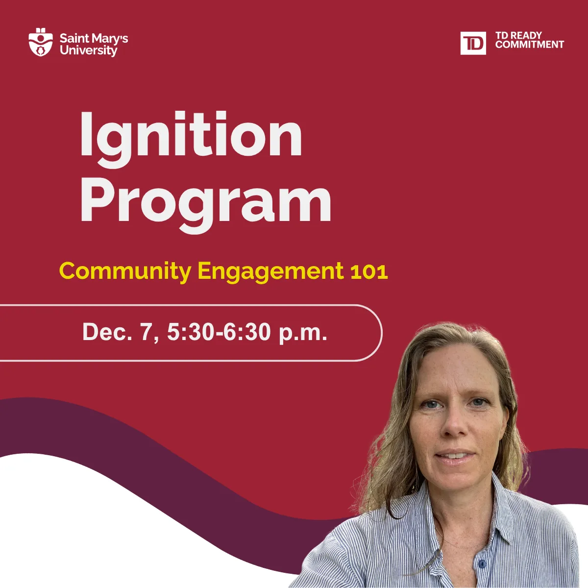 Ignition Program Community Engagement 101 event poster