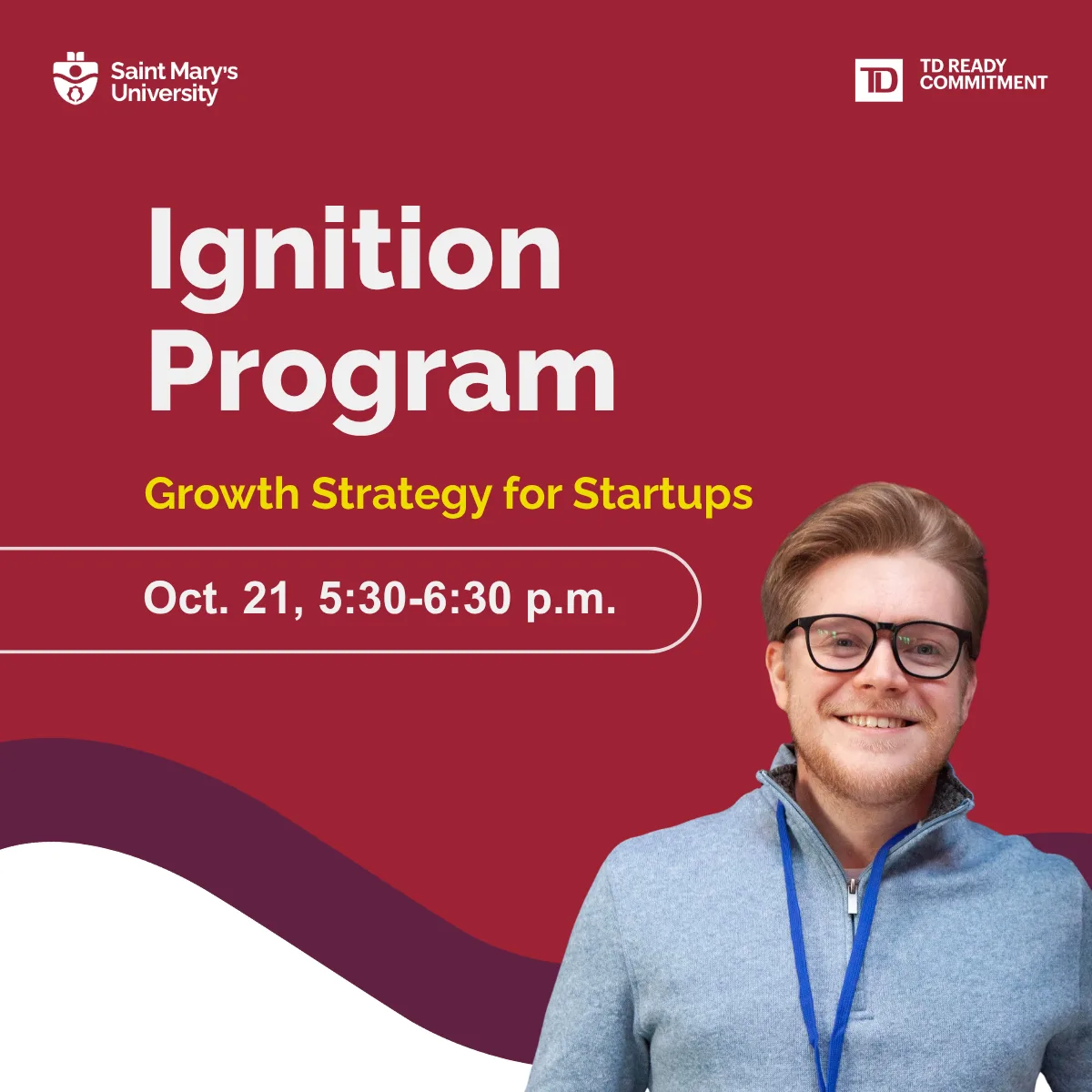Ignition Program startup growth strategy event poster