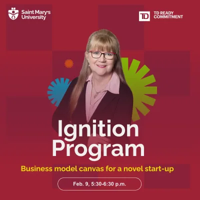 Ignition Program event on business model canvas.